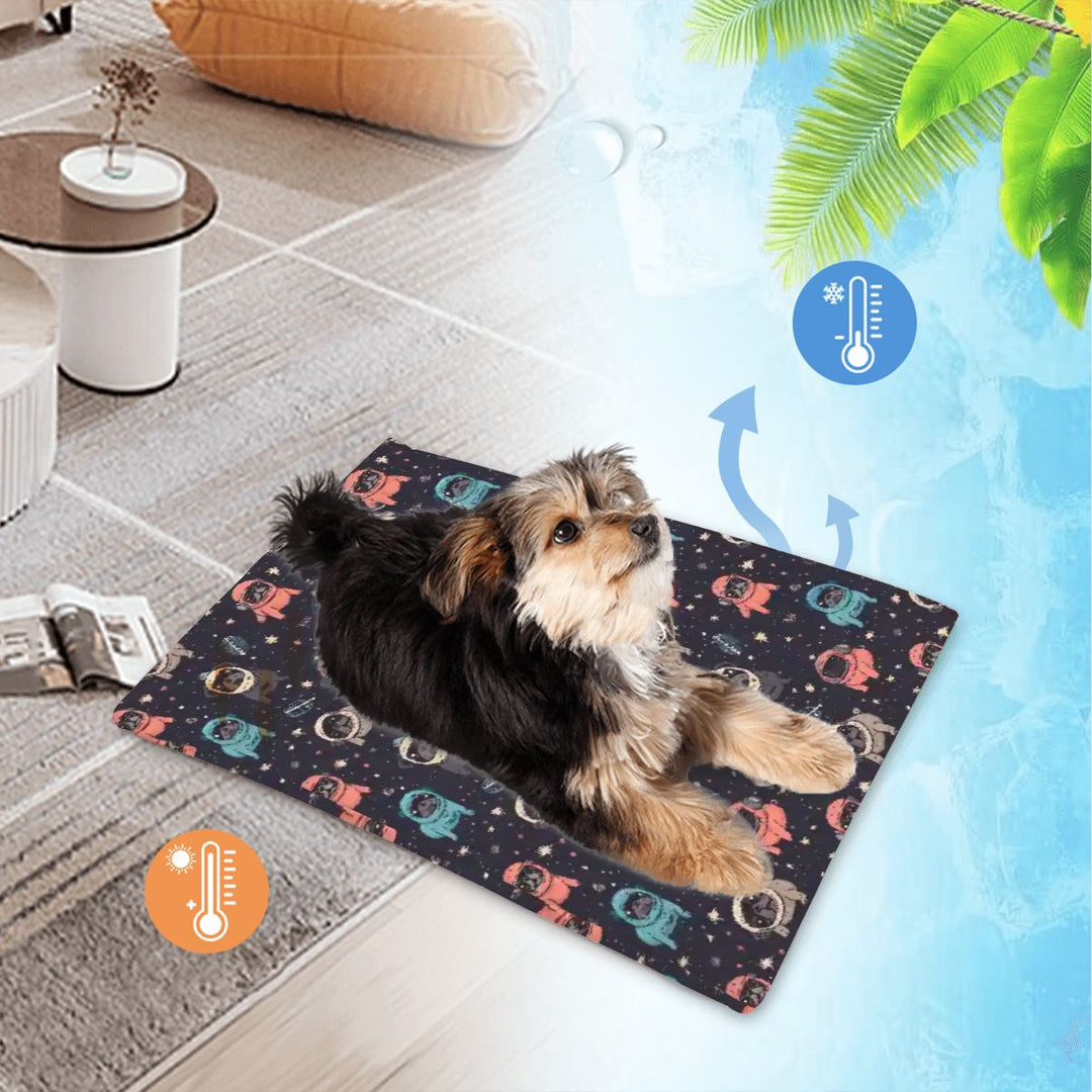 Space Pug Pet Cooling Mat