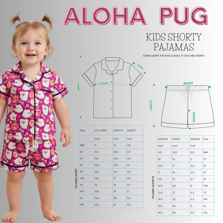 Christmas Pug Matching Family Satin Pajamas with Pockets