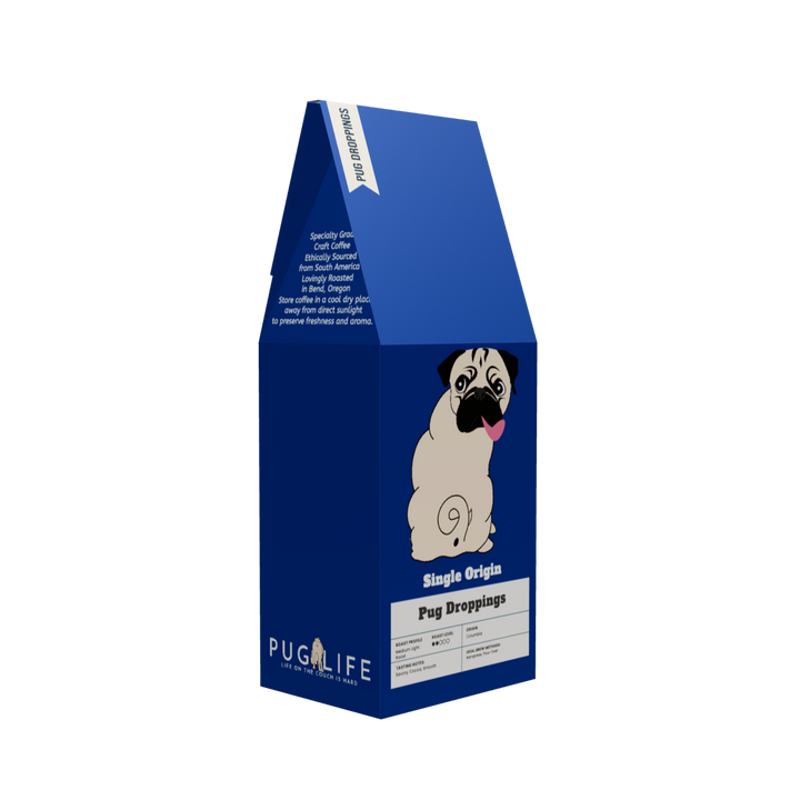 Single Origin Pug Droppings Coffee | Medium-Light Roast