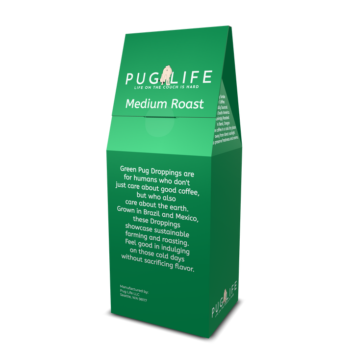 Green Pug Droppings Coffee Blend (Medium Roast)
