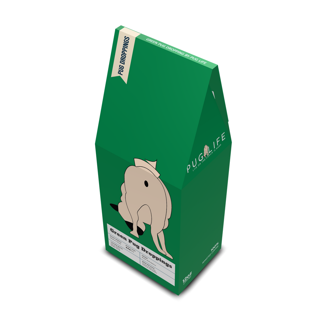 Green Pug Droppings Coffee Blend (Medium Roast)