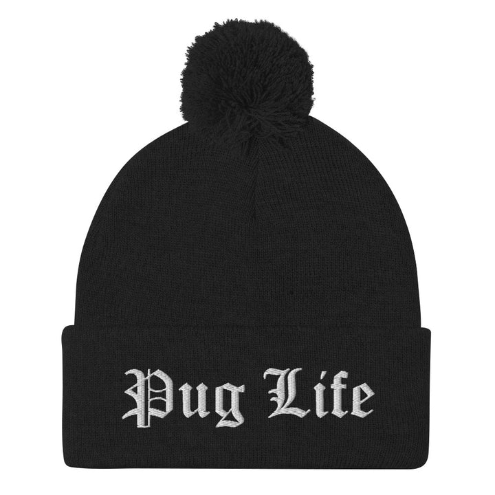 Pug Life Pom-Pom Beanie Pug Life