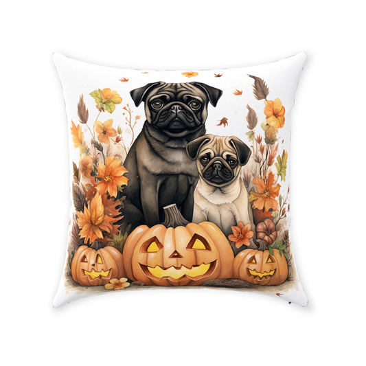 One Eyed Pug Hair Artisan Pillow 18 Inch – Pug Life