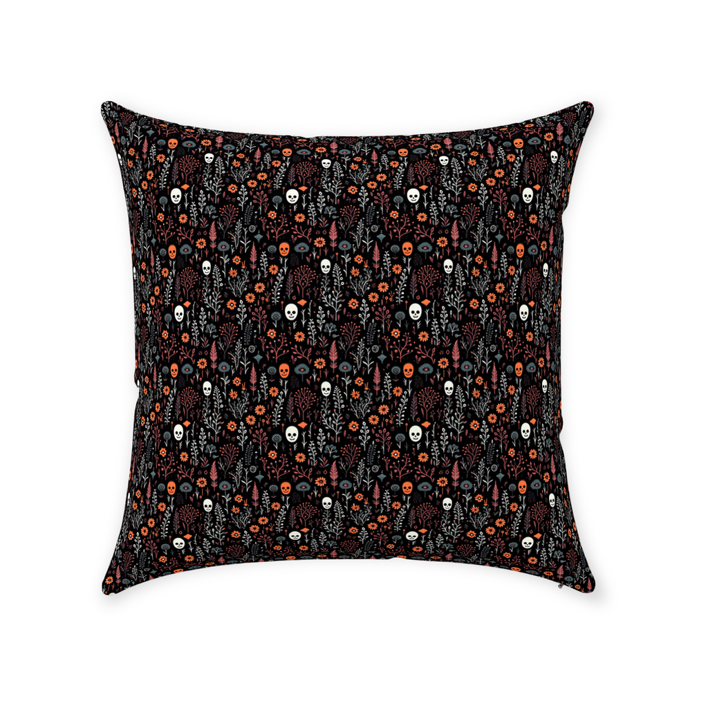 Pug Puppy Halloween Throw Pillow Pug Life