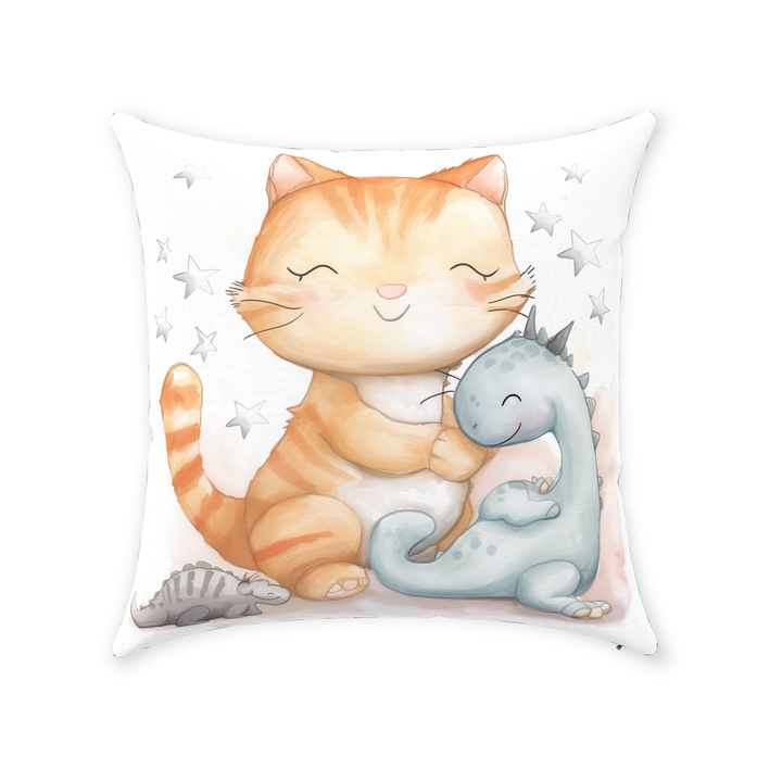 The Arlowe: Nighty Nighty Sweet Dino Throw Pillows