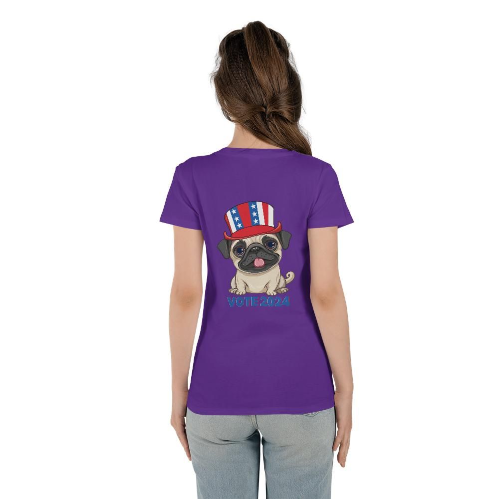 Childless Pug Lady for Kamala Women's Tee Shirt