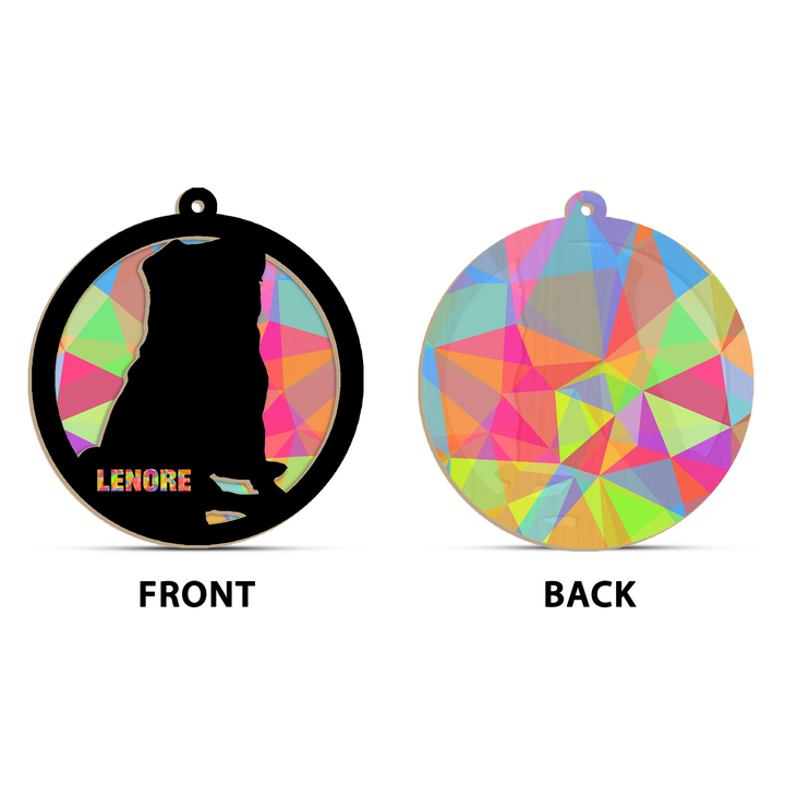 Personalized Rainbow Prism Suncatcher