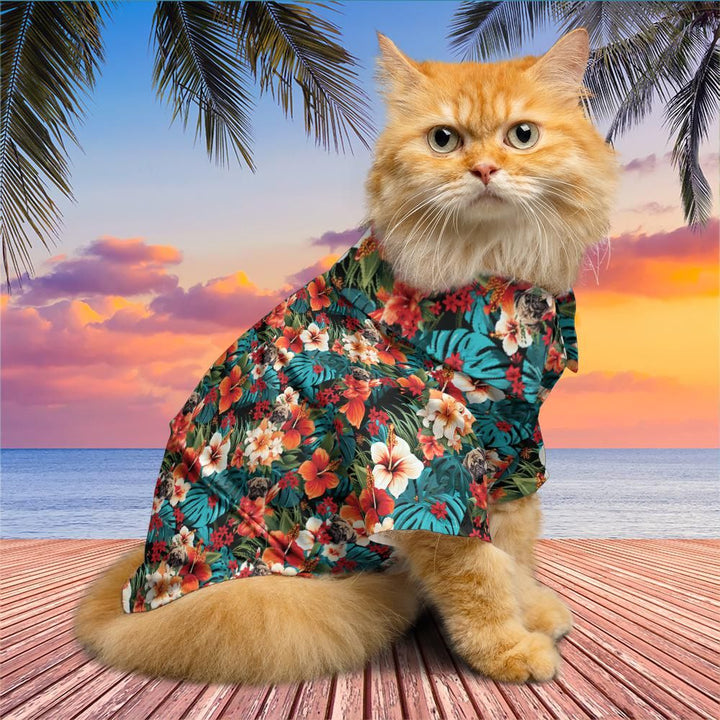 Hibiscus Pet Aloha Shirt