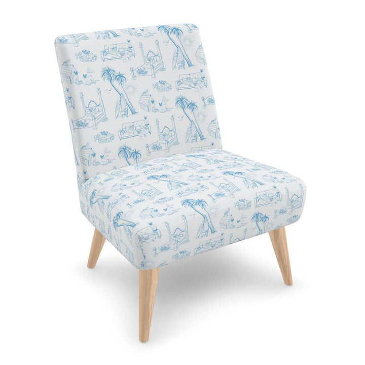 Pug Toile du Jouy Chair Pug Life