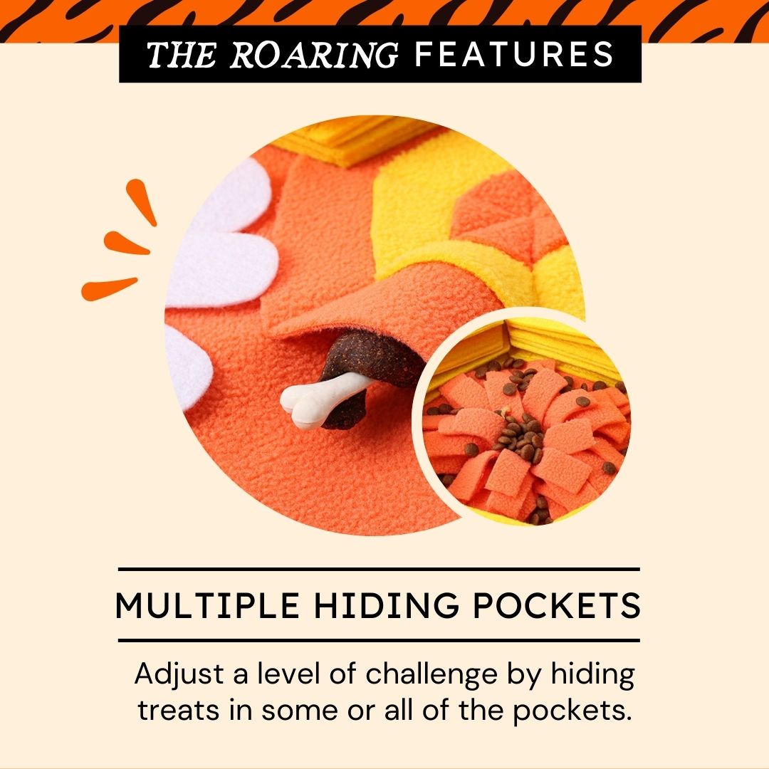 Honey Scavenger Snuffle Mat Interactive Toy for Dogs Pug Life