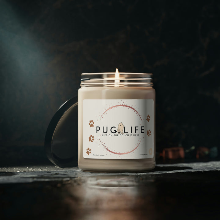 Pug Life Logo Candle Pug Life