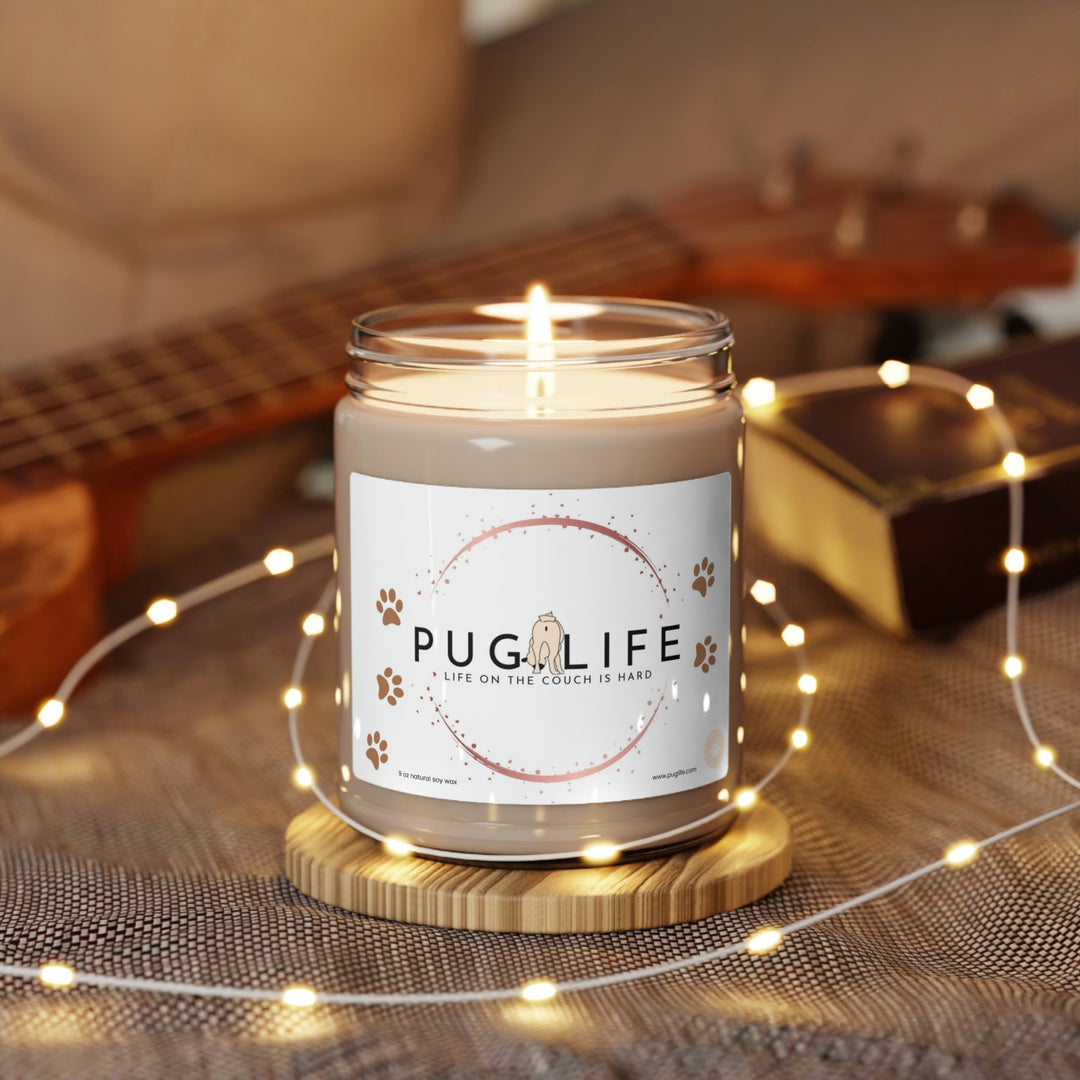 Pug Life Logo Candle Pug Life