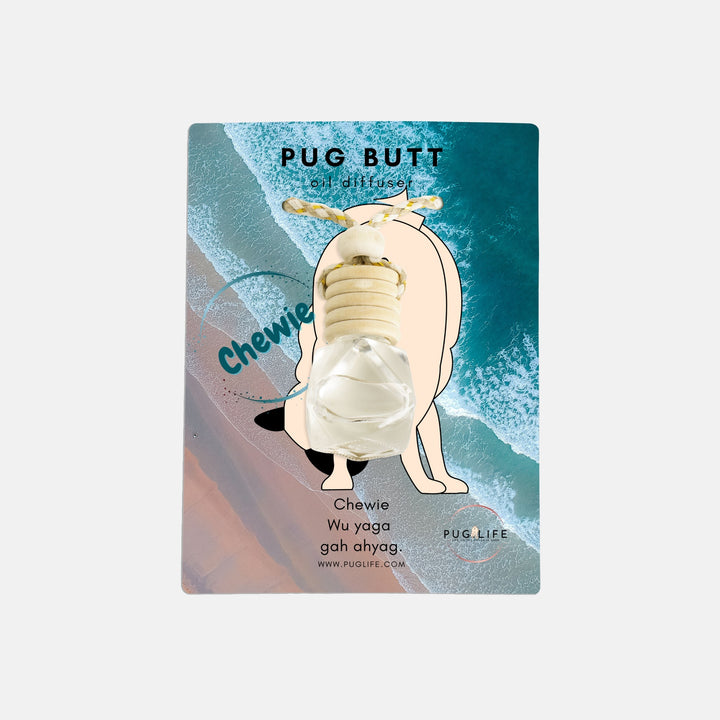 Pug Butt Hanging Essential Oil Diffusers for Car, Home, or Travel Pug Life