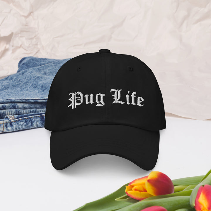 OG Pug Life Embroidered Low Profile Dad Hat Pug Life