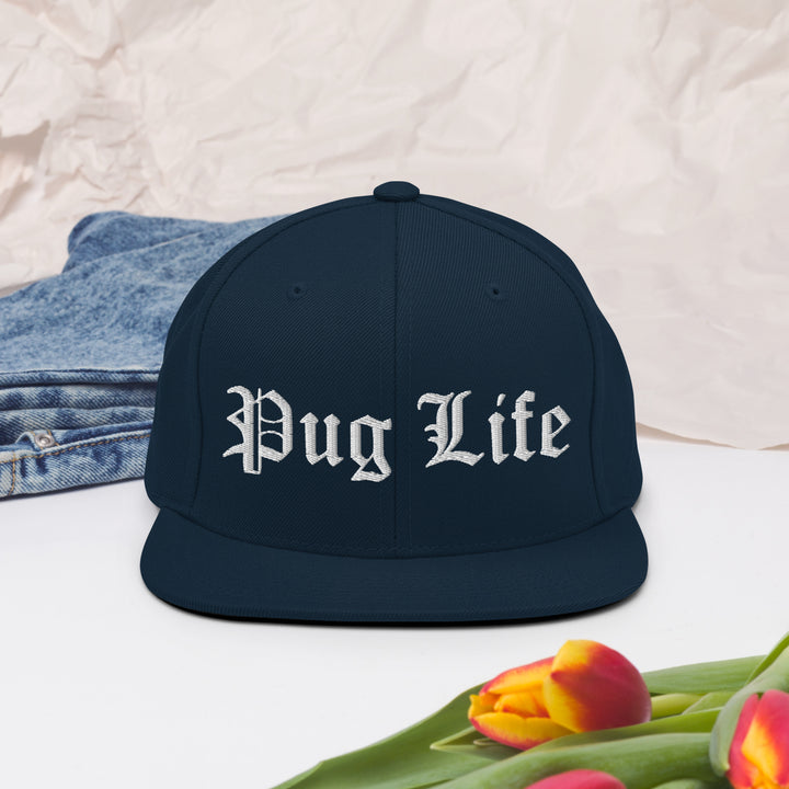 OG Pug Life Embroidered Snapback Hat