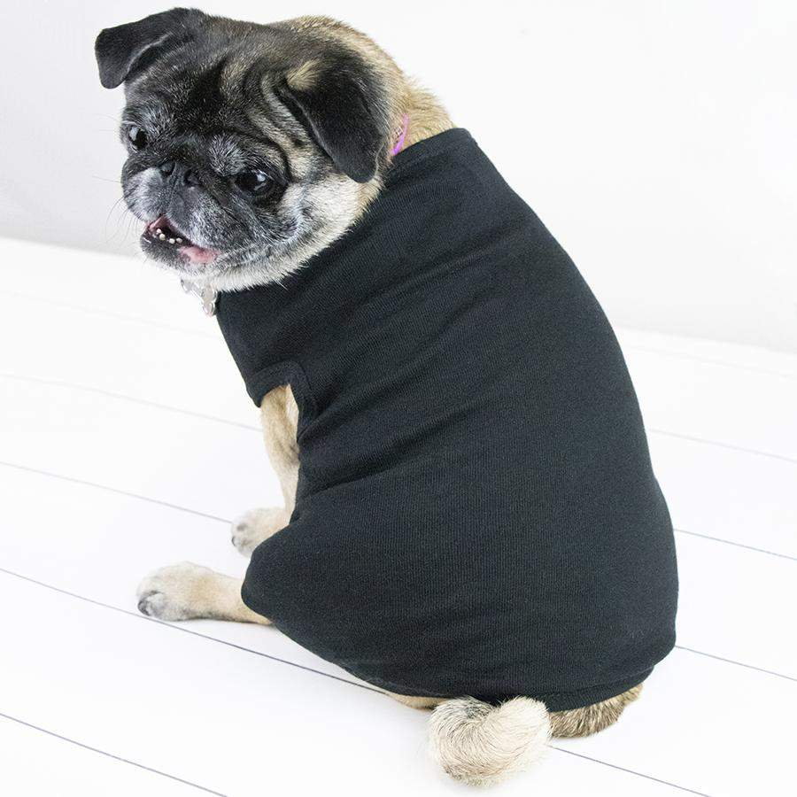 OG Pug Life Dog Tank in Black Pug Life